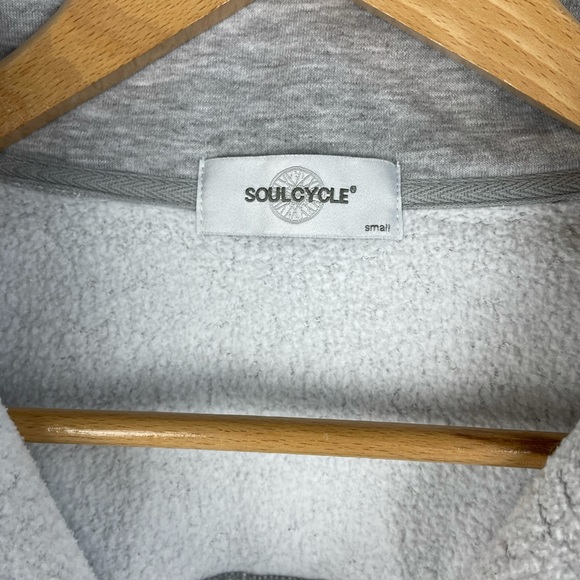 Soulcycle Funnel Neck 1/4 zip Sweatshirt Logo - Picture 8 of 8